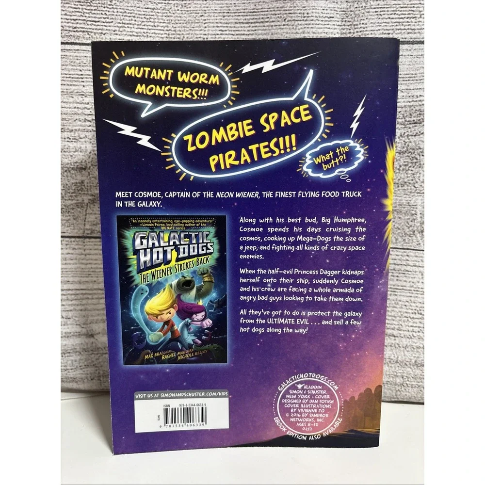 Galactic Hot Dogs 1:‎ Cosmoe's Wiener Getaway Paperback Book